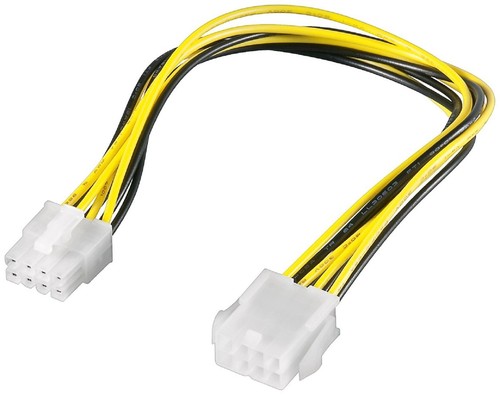 Stromverlängerung 8pin - 0,2m,